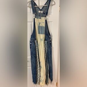 We The Free Blue Denim Overalls DRESS